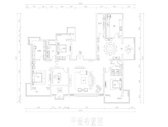 平层新中式装修案例